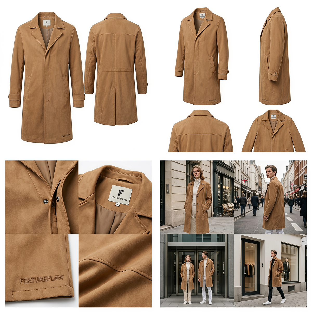 Suede City Coat