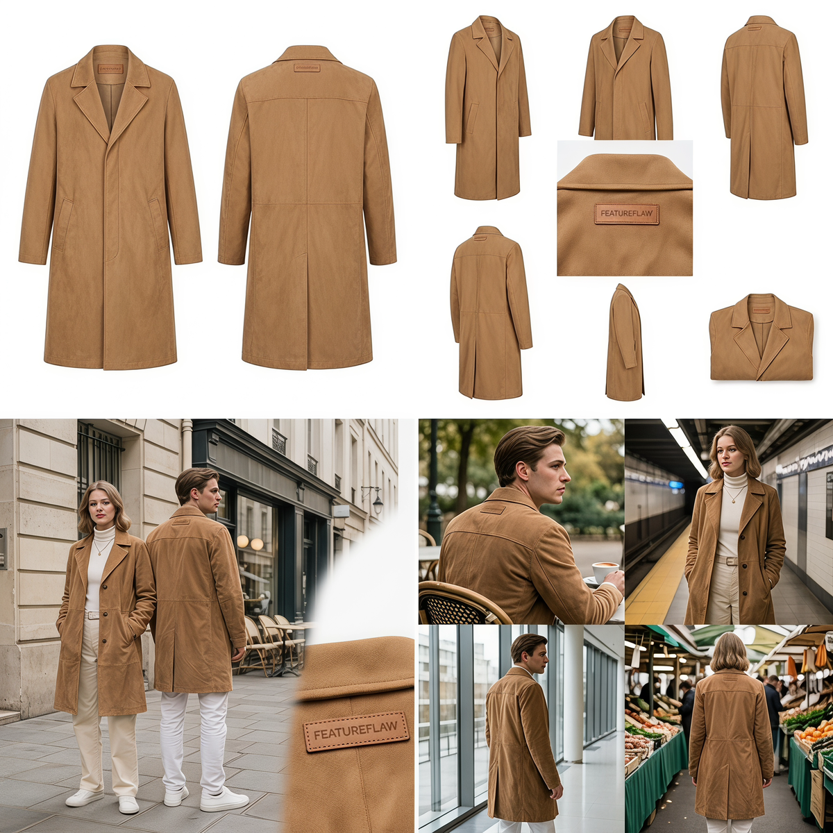 Suede City Coat