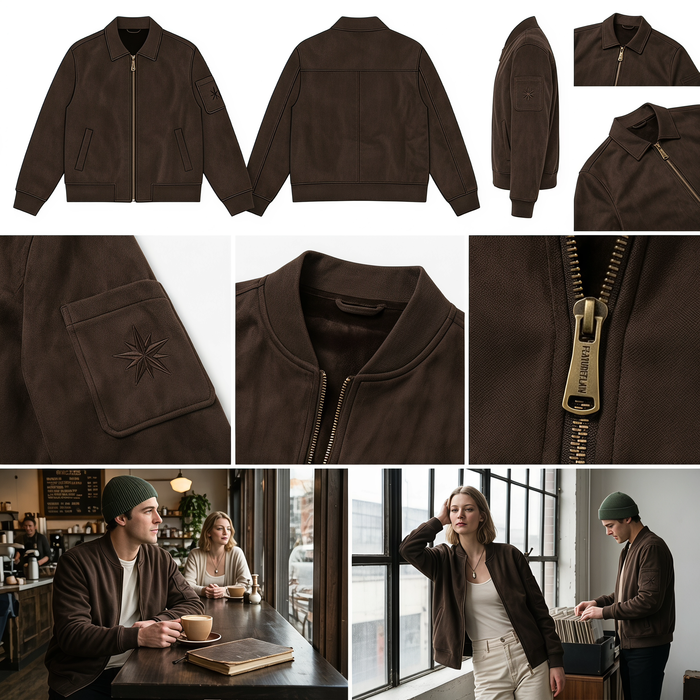 Suede Flight Jacket