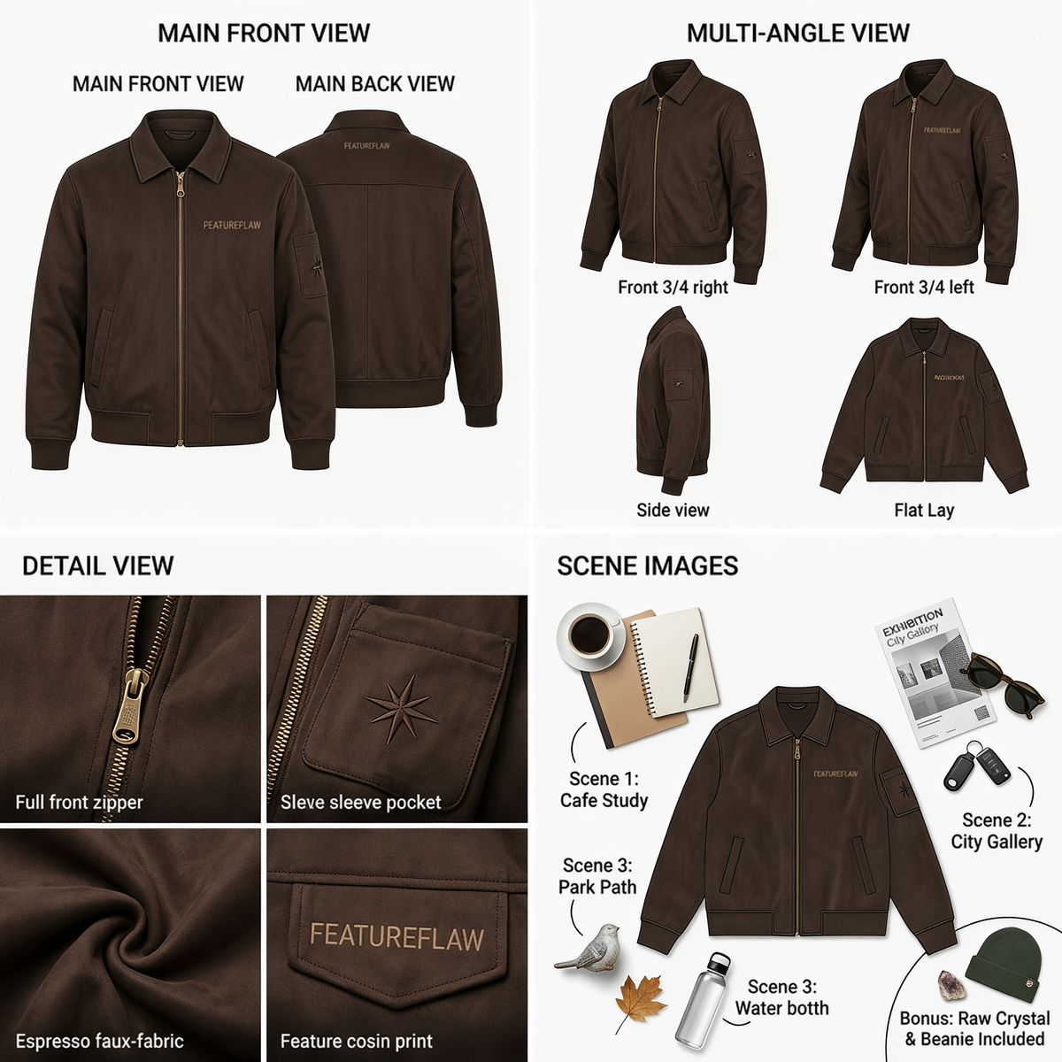 Suede Flight Jacket