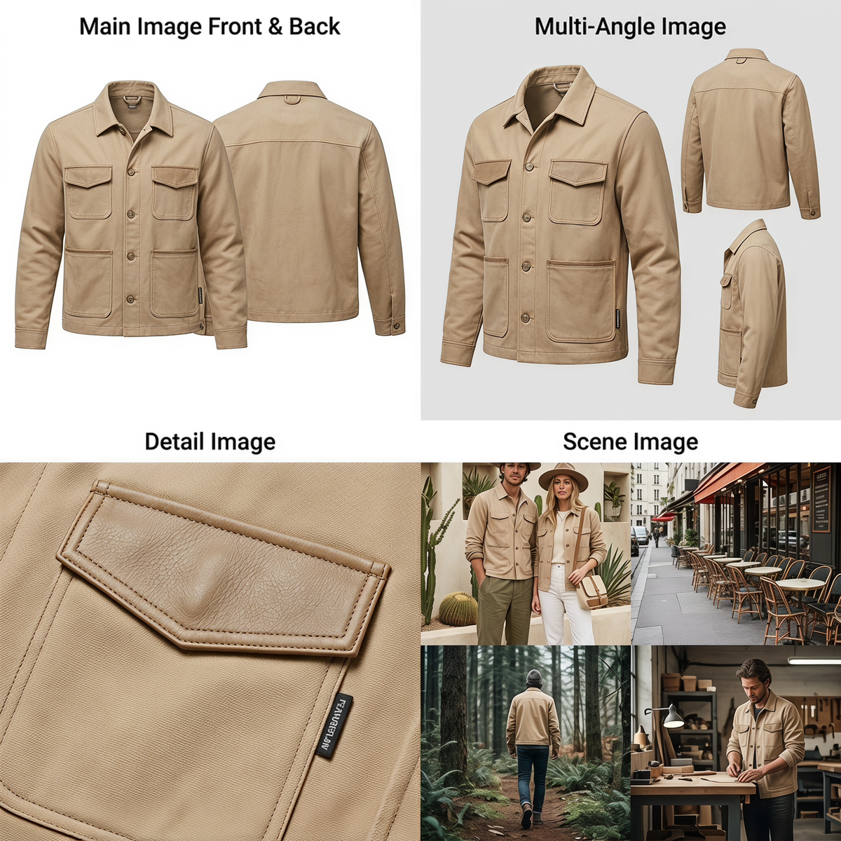 Suede Safari Jacket